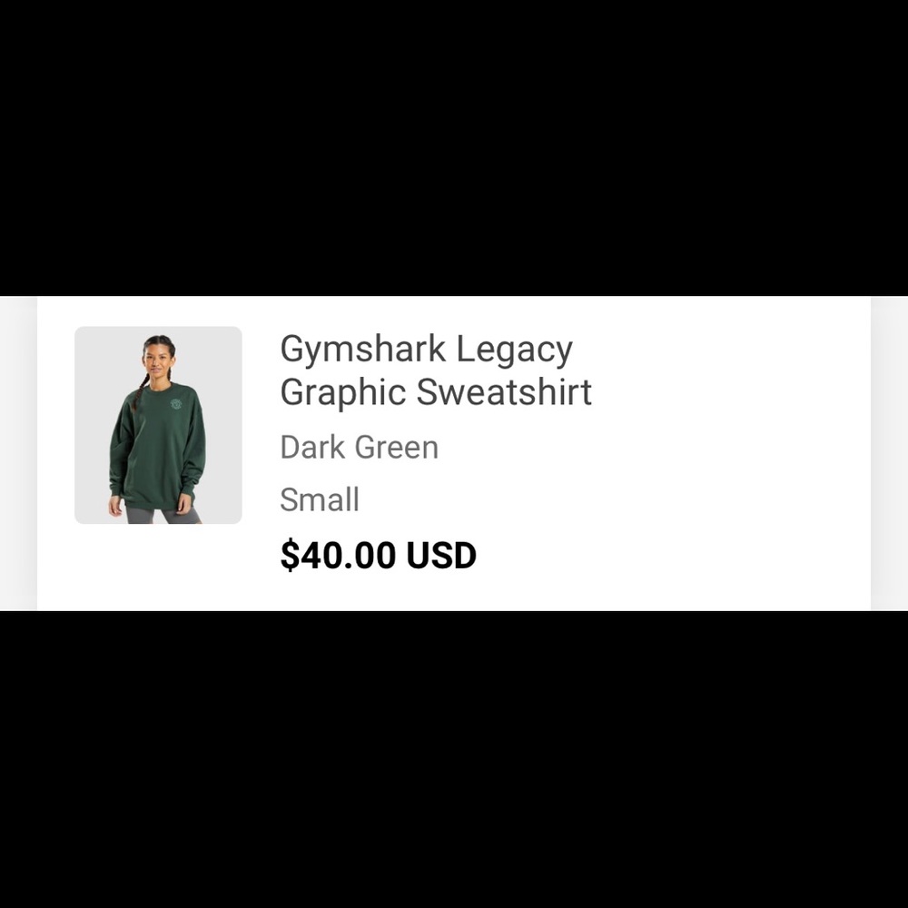 Gymshark sweater brand new